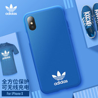 adidasiPhone X新品三叶草经典防摔手机全包保护套保护壳PU适用于苹果iPhone 10