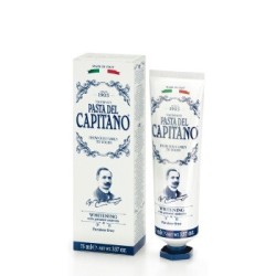 德康美 PASTA DEL CAPITANO 老船长意大利原装进口经典牙膏 洁齿去渍 固齿 靓白玉齿牙膏75ml *2件