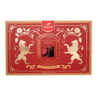 比利时进口 克特多金象（Cote d'Or）特浓可可*黑巧克力 X V&A博物馆联名艺术珍藏礼盒 节日礼盒 300克 *2件