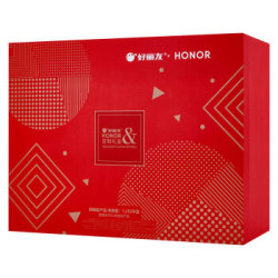 Orion 好丽友&荣耀 年货 礼盒(署愿、EX口香糖、蛋黄派、巧克力派、荣耀手环5)1.25kg