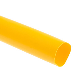 RS Pro欧时 热缩套管 黄色 聚烯烃, 3:1 套管直径 12.7mm 套管长度 1.2m