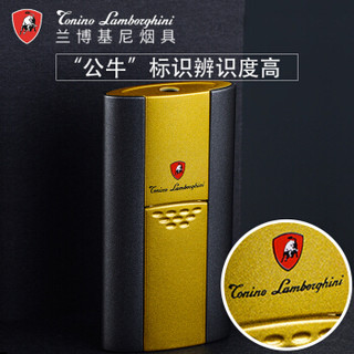 Tonino Lamborghini 德尼露·兰博基尼打火机电子充气打火机蓝焰直冲防风打火机生日节日礼物TTR015030银色
