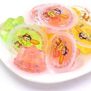 喜之郎 水果果冻 香橙味 90g*30袋 整箱 水果味布丁 儿童零食