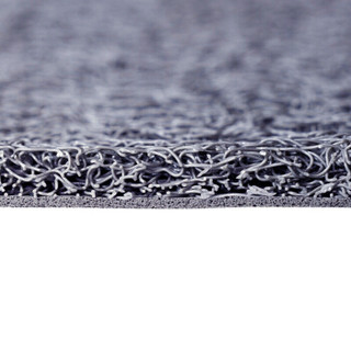 科力邦（Kelibang） 地垫 丝圈防滑垫除尘耐磨地垫PVC塑胶商场工厂车间地垫卷材1.8m*18m*1.5cm 灰色 KB5054