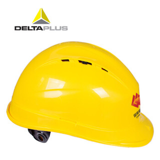 代尔塔（DELTAPLUS）102012 国家能源集团定制-PP材质 带透气孔安全帽 黄色 1个（需另配JUGALPHA下颚带）