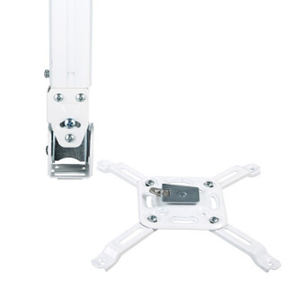 宏燕投影仪吊架投影仪支架投影机吊架支架 伸缩长度260-380mm（白色）