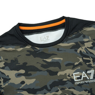 EA7 EMPORIO ARMANI阿玛尼奢侈品男士长袖针织T恤衫6ZPT09-PJF2Z GREEN-2814 S