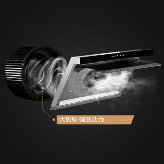 迅达（XUNDA） 免拆洗 侧吸式家用吸油烟机套装 CT1502+NS6 （液化气）