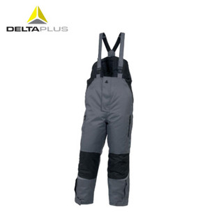 代尔塔/DELTAPLUS PU涂层Oxford极低温防护服 防寒背带裤405422 灰色 1件 S