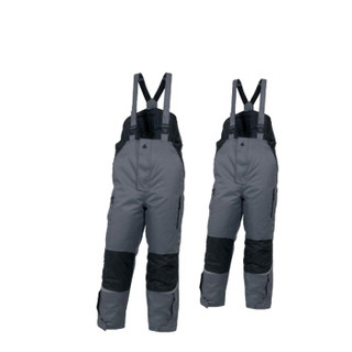 代尔塔/DELTAPLUS PU涂层Oxford极低温防护服 防寒背带裤405422 灰色 1件 S