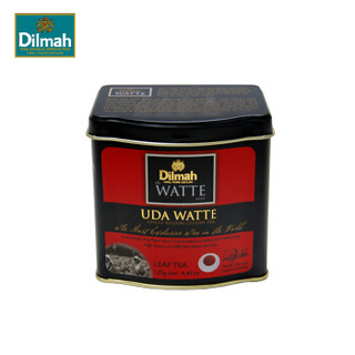 迪尔玛 Dilmah 斯里兰卡进口红茶散装 送礼佳品 优塔瓦特红茶茶叶 125g罐装