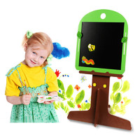 米米智玩 森林主题儿童画板画架套装 可升降画板+树形底座 *2件