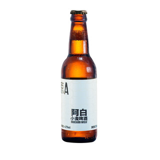 京A 阿白 小麦啤酒 330ml*6瓶