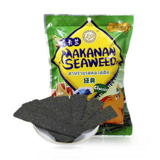泰国进口 马卡兰（MAKANAN）经典口味海苔 脆紫菜 儿童休闲零食 22g