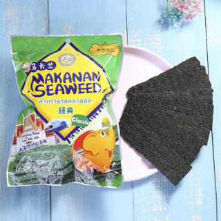 泰国进口 马卡兰（MAKANAN）经典口味海苔 脆紫菜 儿童休闲零食 22g