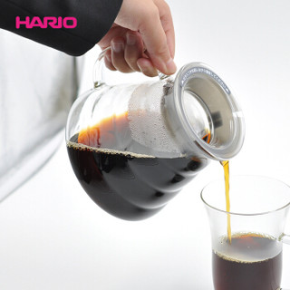 HARIO 日本原装进口云朵咖啡壶V60滴滤式式家用耐热玻璃咖啡下壶分享壶  360ML