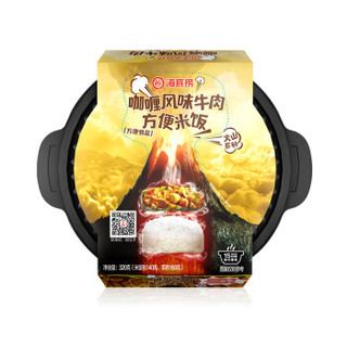 海底捞 咖喱风味牛肉方便米饭 320g