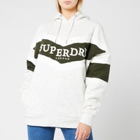 银联专享：Superdry 极度干燥 Rowan Chevron logo刺绣落肩卫衣