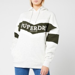 Superdry 极度干燥 Rowan Chevron logo刺绣落肩卫衣