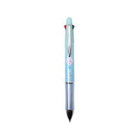 日本百乐（PILOT）四色多功能圆珠笔+自动铅笔 按压式彩色中油标记笔0.5mm BKHDF1SEF3 渐变淡蓝 限定款