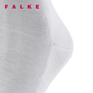 FALKE 德国鹰客 Tiago 丝光棉罗纹商务正装长中筒男袜 白色white 39-40 14662-2000