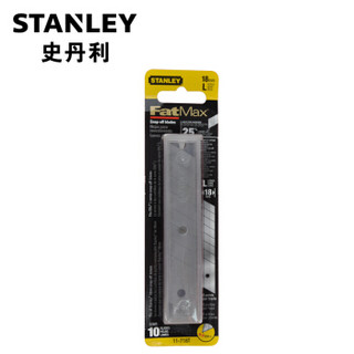 史丹利 (STANLEY) 专业级美工刀片（加硬刃口10片） 11-718T-11C