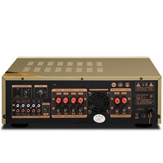 先科（SAST）SU-115 家庭影院 专业大功率AV功放机5.1家用电视音响放大器 （金色）