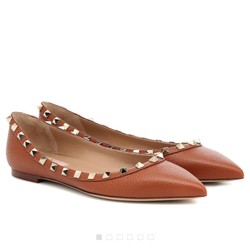 VALENTINO Valentino Garavani Rockstud 女士铆钉平底鞋