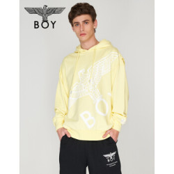 BOY LONDON 2020老鹰印花英文字母刺绣卫衣B201NBT01907 黄色-尺码偏大 M-尺码偏大