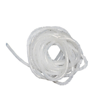 电线包线缠绕管理线管黑色白色收纳绕线带埋线器 缠绕管20mm白色 2.5米/卷