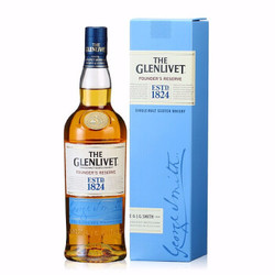 格兰威特 Glenlivet 单一麦芽苏格兰威士忌 1824创始人甄选 700ml