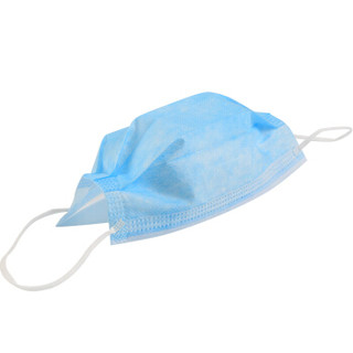 星宇(XINGYU)一次性口罩 透气防尘口罩 美容医用口罩 三层无纺布（10只*10包）纯蓝色
