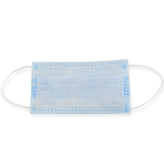 星宇(XINGYU)一次性口罩 透气防尘口罩 美容医用口罩 三层无纺布（10只*10包）纯蓝色