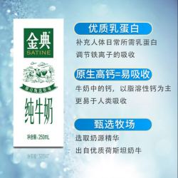 伊利金典纯牛奶250ml*12盒*2箱 *2件