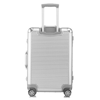 旅行之家（Travelhouse）铝框拉杆箱 万向轮行李箱男女士登机箱旅行箱密码箱WG007 银色 29英寸