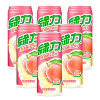 绿力 台湾生产绿力果汁饮料水蜜桃汁果味饮品490ml