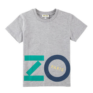 KENZO KIDS 高田贤三 奢侈品童装 男童灰色混纺T恤 KN10538 25 2A/2岁/86cm