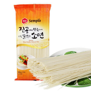 韩国进口 膳府 熟化面 韩式挂面 细面  500g