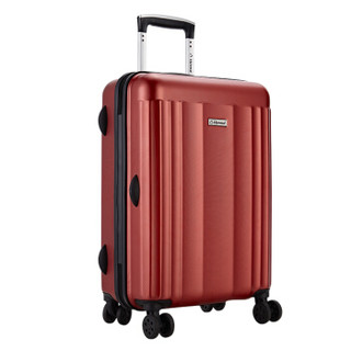 外交官（Diplomat）拉杆箱磨砂面旅行箱TSA密码箱行李箱 升级版双排轮TCF-15174红色28英寸