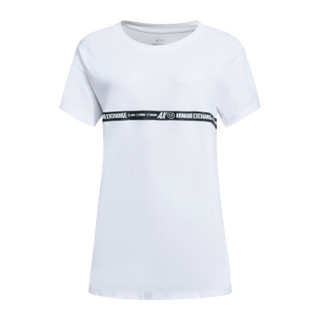 ARMANI EXCHANGE 阿玛尼奢侈品19秋冬新款女士针织T恤衫 6GYTED-YJX9Z WHITE-1000 S