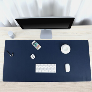 BUBM 鼠标垫超大号办公室桌垫笔记本电脑垫键盘垫书桌写字台桌面垫吃鸡绝地求生垫子简约定制 加大号宝蓝+黄