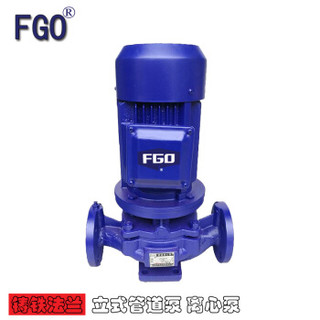 FGO 管道离心泵 ISG立式管道泵2900转380V DN40-125(I)/12.5m3/h扬程20/1.5kw