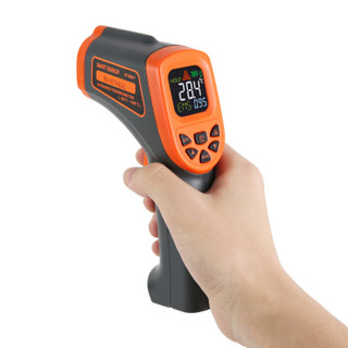 希玛AT800+ 红外线测温仪彩屏 高精度工业测温枪 油温水温烘焙温度计