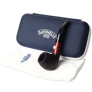 沙芬 SAVINELLI 意大利进口石楠木烟斗网球麻面烟斗P366ZNR