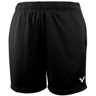 VICTOR威克多 羽毛球服运动服套装男女健身跑步球衣T恤短袖短裤两件套 T-90040C黑色+R-6299C黑色 XL码