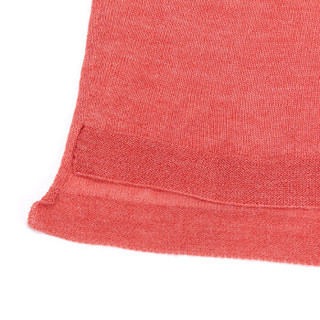 SOL ALPACA 女士秘鲁原产小羊驼毛竹纤维超薄休闲套头针织衫 15504 -C002 红色 L