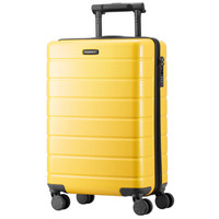 瑞动（SWISSMOBILITY）行李箱 20英寸多功能拉杆箱 静音万向轮登机旅行箱男女 5255樱草黄
