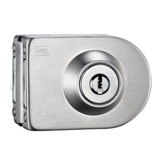 摩登五金（MODERN） 玻璃门锁单门免开孔不锈钢防盗门锁锁具MF-Q-855