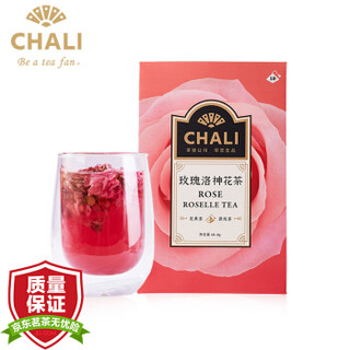 CHALI 茶里 玫瑰洛神花玫瑰花枣片蔓越莓组合茶包袋泡茶三角包洛神花果茶包40g