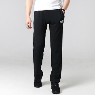 彪马PUMA 男子 针织长裤 ESS Logo Pants TR op 运动裤 853771 01黑色L码